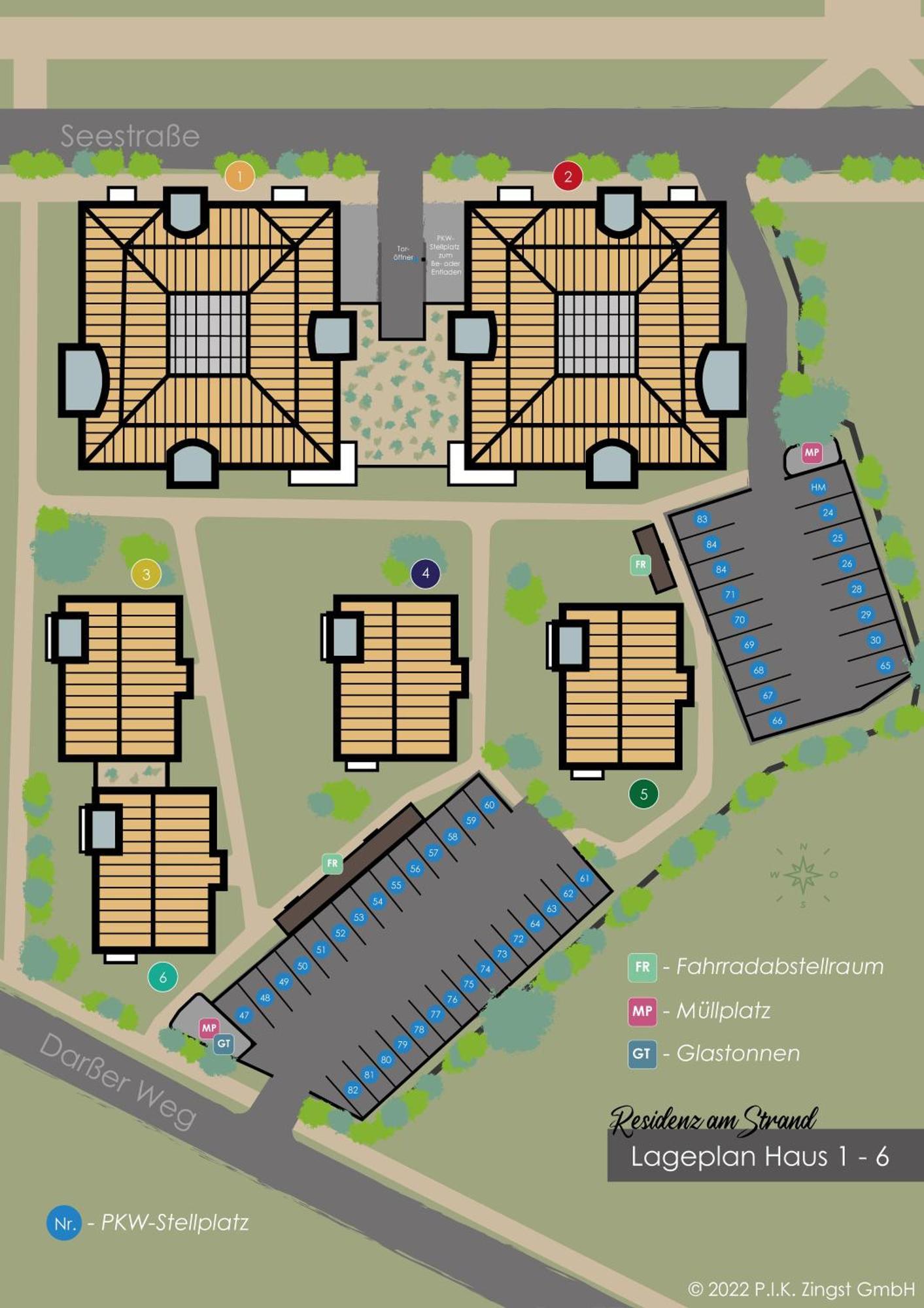 Residenz Am Strand Ostseeglueck - Wohnung 1-13 Zingst Bagian luar foto